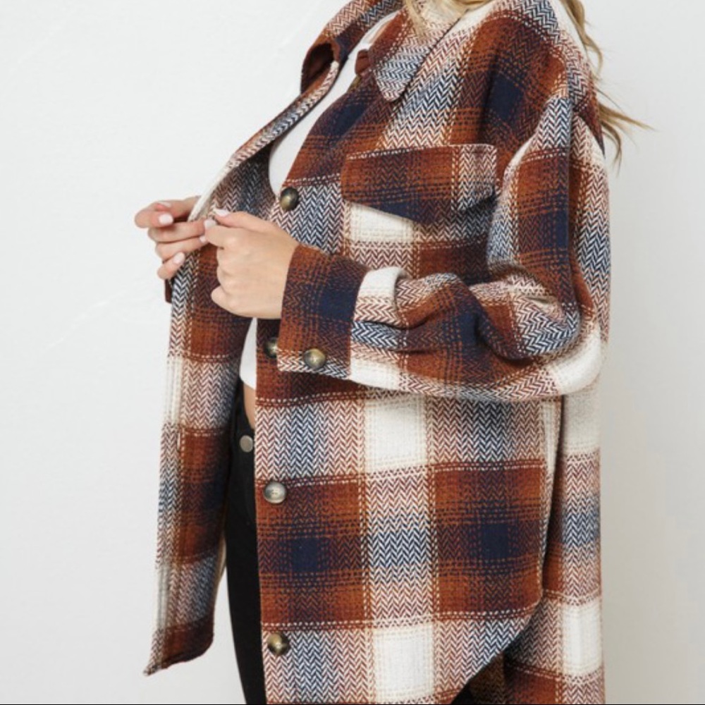NEW plaid shacket